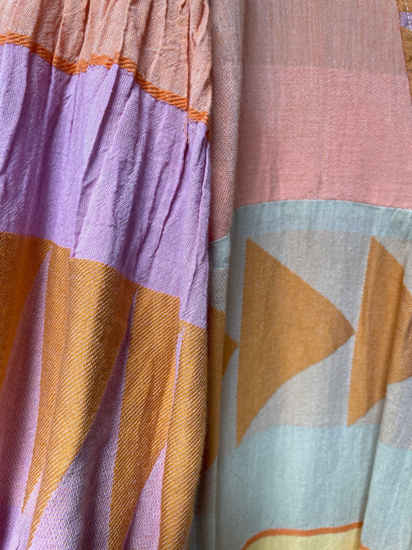Pearl & Caviar Henrietta Long Sleeve Pastel Maxi Dress